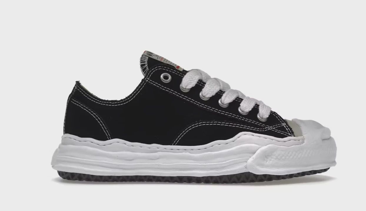 Maison Mihara Yasuhiro Hank OG Sole Canvas Low Black • Brand New [8258]