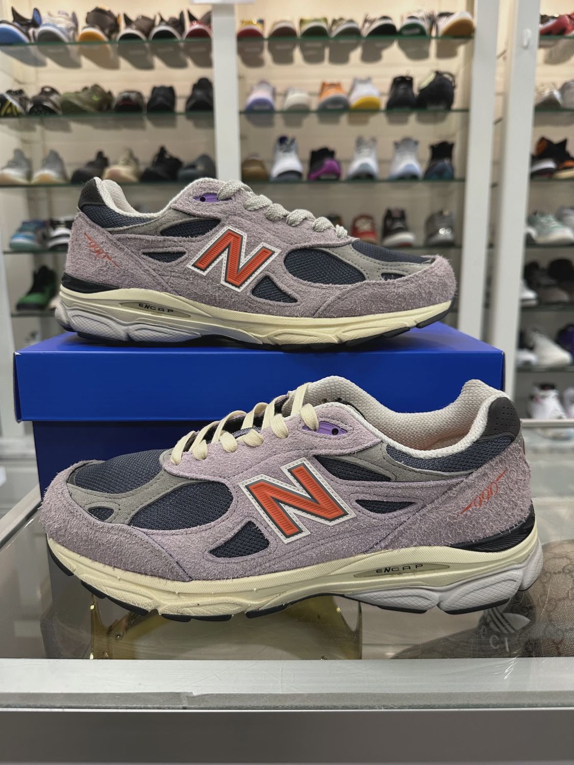 New Balance 990v3 MiUSA Teddy Santis Raw Amethyst • Pre-Owned [3876]