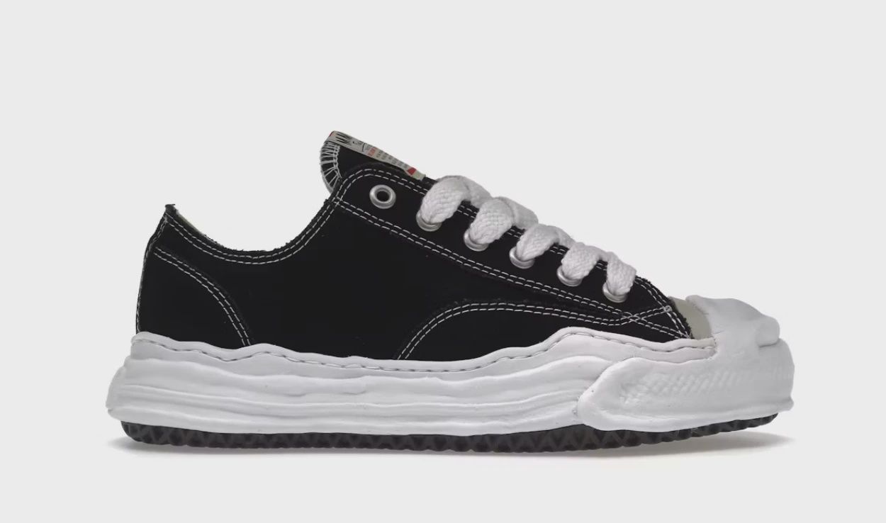 Maison Mihara Yasuhiro Hank OG Sole Canvas Low Black • Brand New [3480]