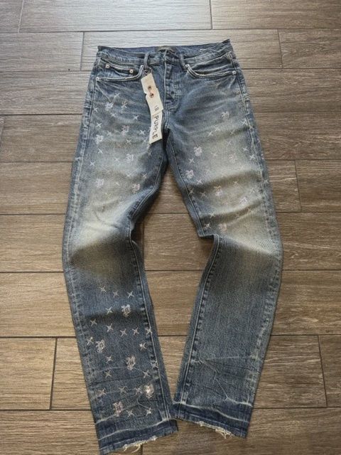 Purple Jeans Swarovski sz 30  • Pre-Owned [0330]