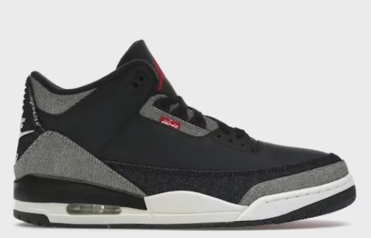 Jordan 3 Retro Levi’s Black • Brand New [4779]