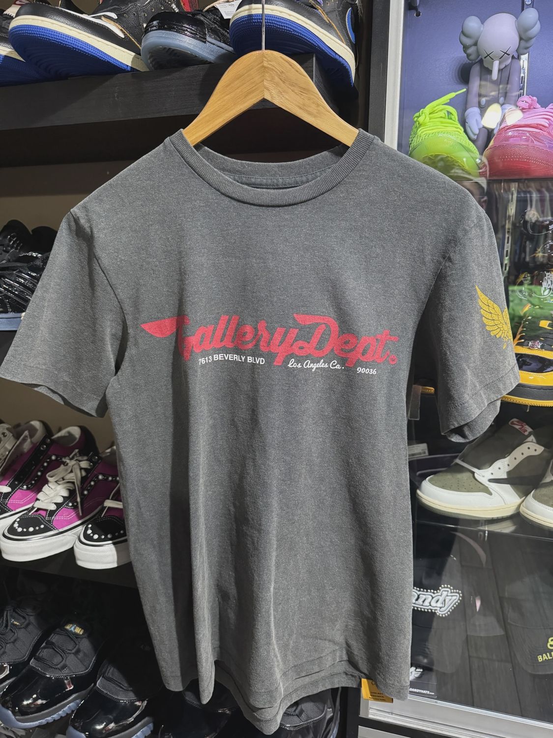 Gallery Dept Mechanic Tee Black sz S • Brand New [8633]