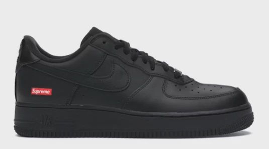 Nike Air Force 1 Low Supreme Black • Brand New [0655]