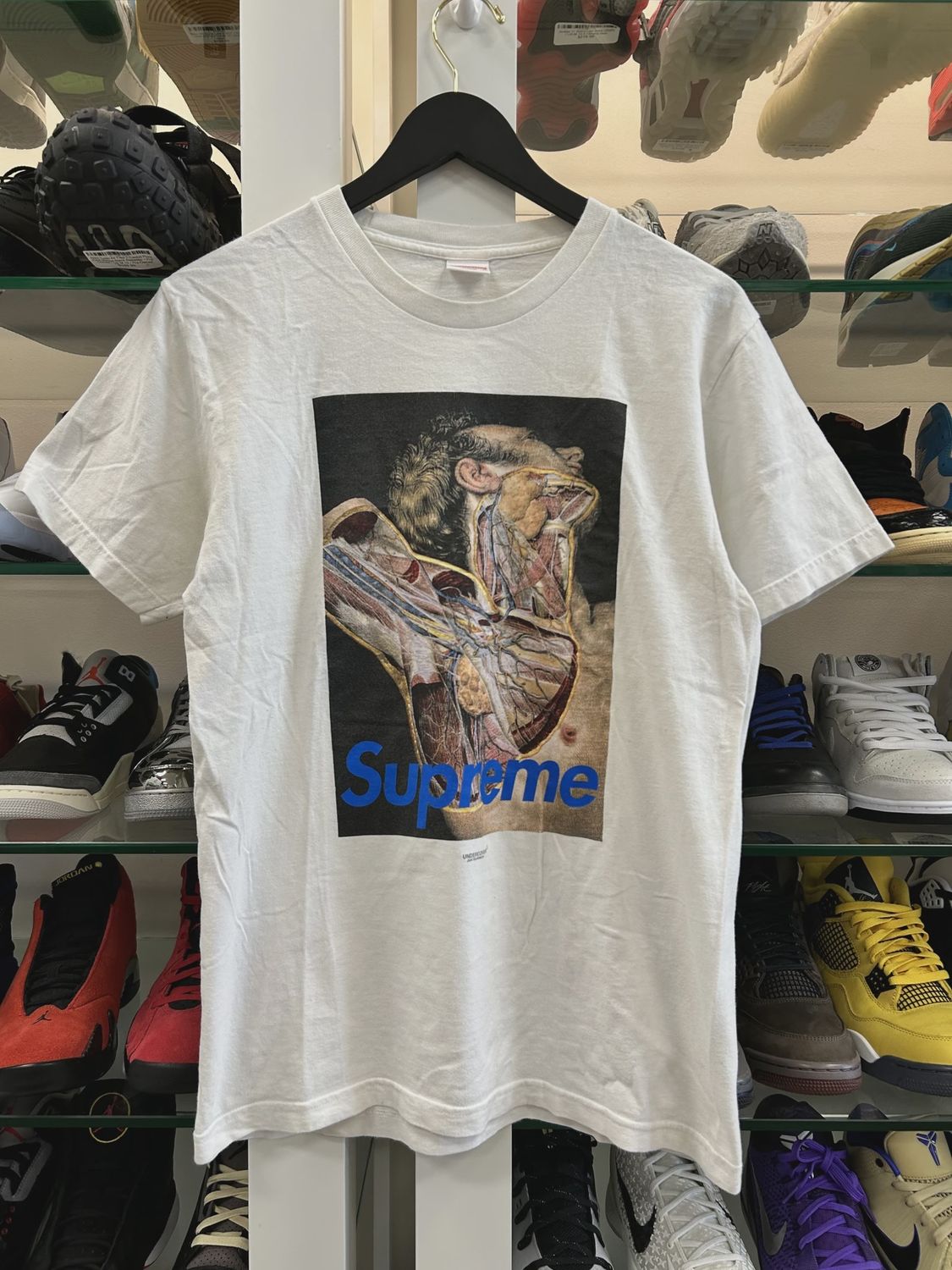 FW16 Supreme x Undercover Anatomy Tee White  • Pre-Owned [4487]