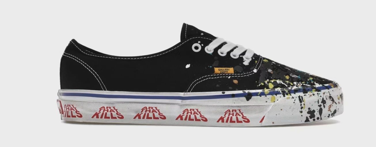 Vans Authentic Reissue 44 Gallery Dept. Art That Kills Black • Brand New [7901]