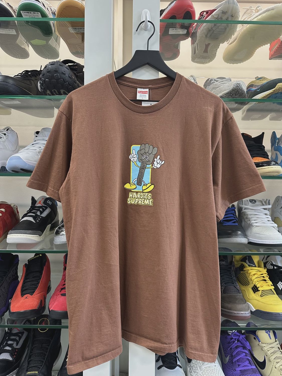 SS23 Supreme Bolt Tee Brown • Pre-Owned [0522]