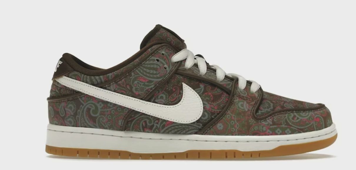 Nike SB Dunk Low Pro Paisley Brown • Brand New [5971]