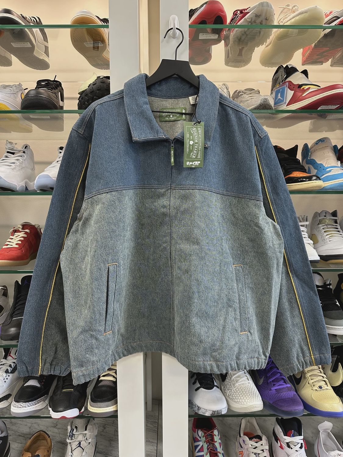 Denim Tears Cotton Fleur De-Lis Denim Track Jacket • Brand New [2818]