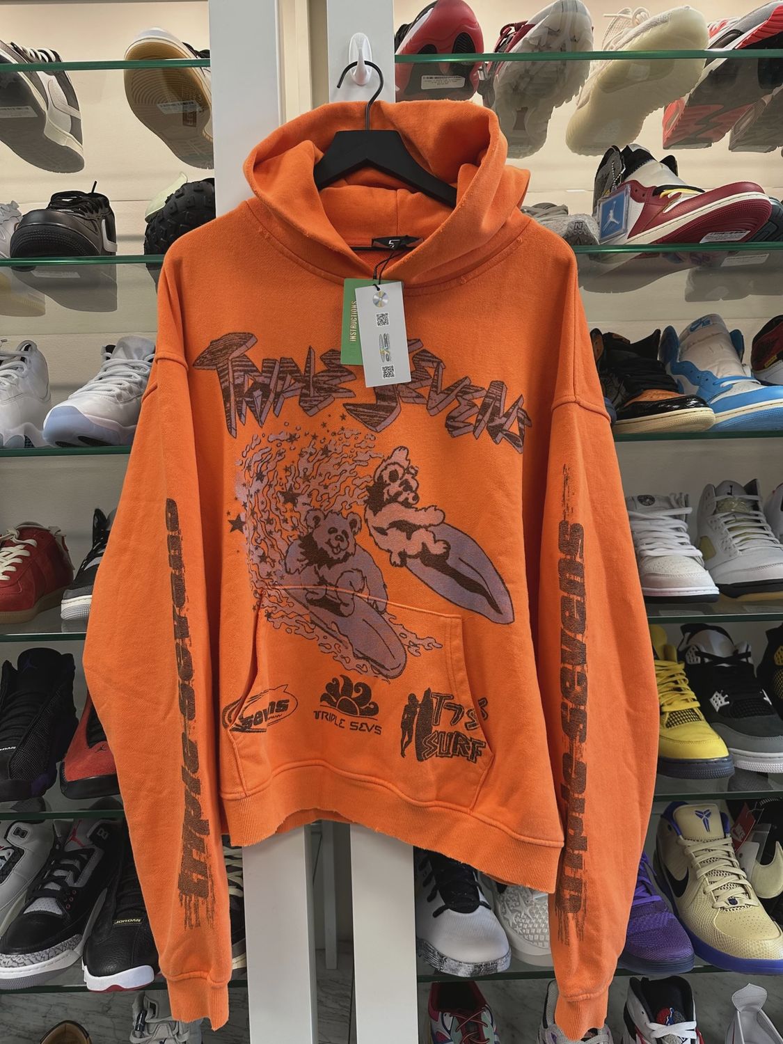Triple Sevens Miami Orange Hoodie • Brand New [2437]