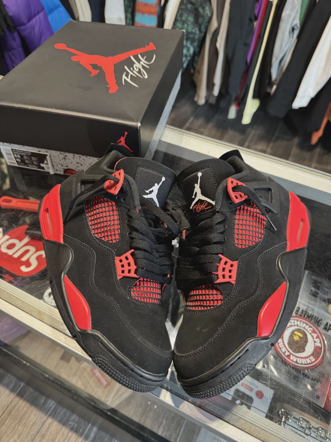 Air Jordan 4 Retro Red Thunder • Pre-Owned [0116]