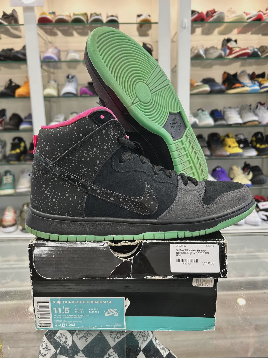 Nike Dunk High northern lights • Pre-Owned [6206]