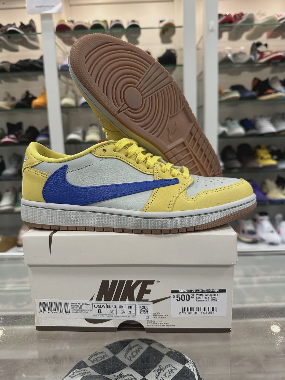 Air Jordan 1 Retro Low Original SP Travis Scott Canary (Women's) • Pre-Owned [1535]