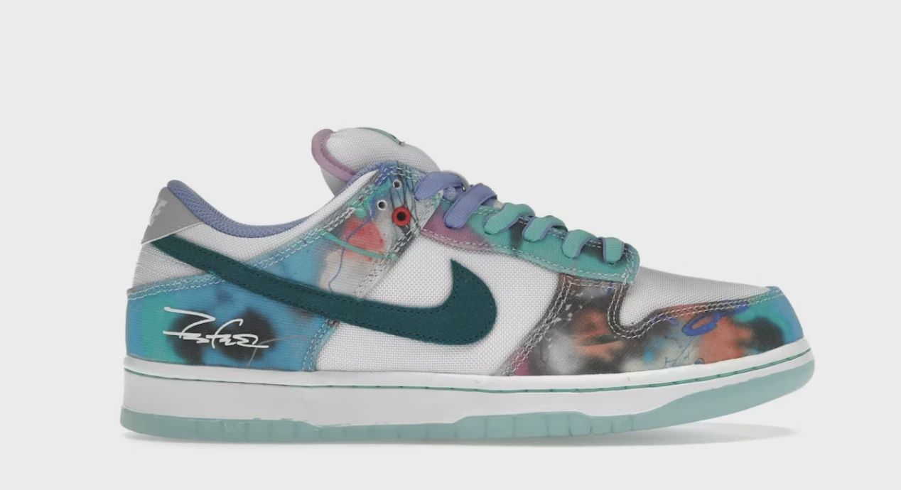 Nike SB Dunk Low Futura Laboratories Bleached Aqua • Brand New [0662]