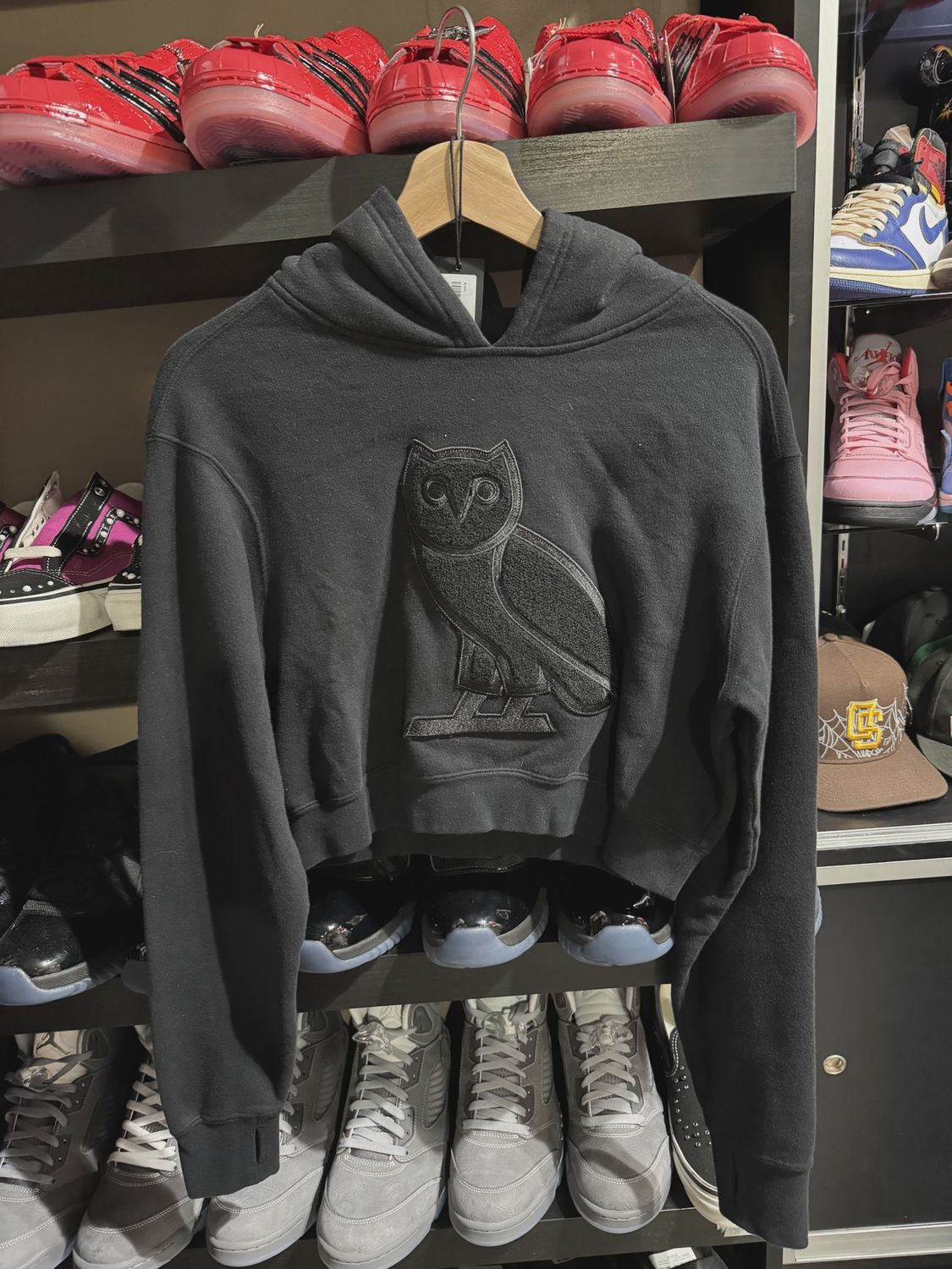 Ovo Women’s Cropped Hoodie  size XXS • Pre-Owned [1279]