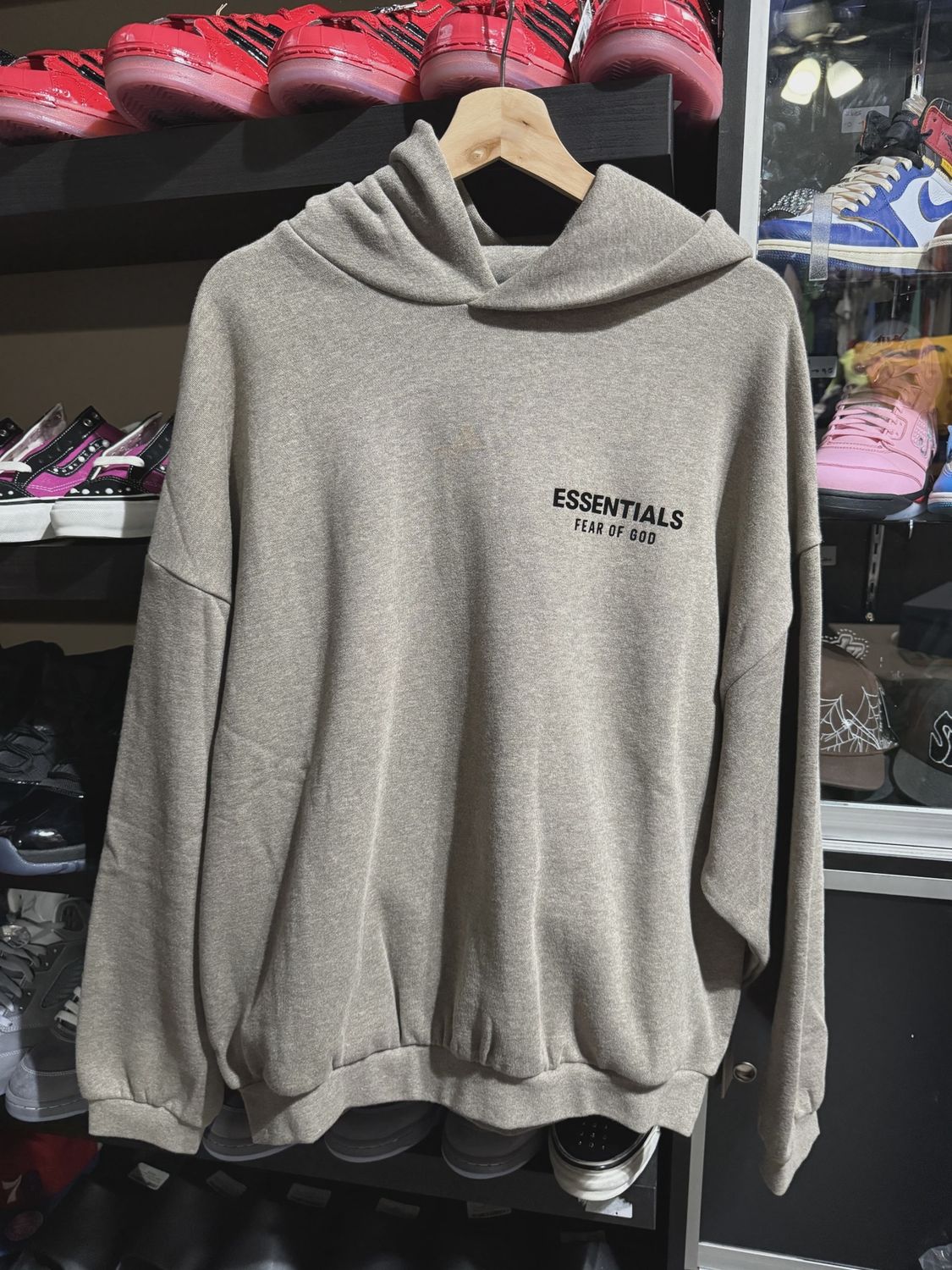 Essentials Brown Hoodie size M • Brand New [3248]