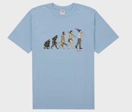 SS26 Supreme Evolution Tee Powder • Brand New [4912]