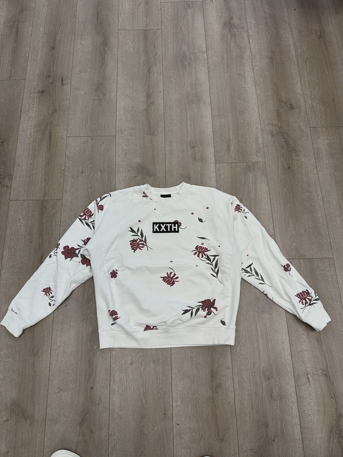 Kith Summer Floral Crewneck 'White' • Pre-Owned [5580]