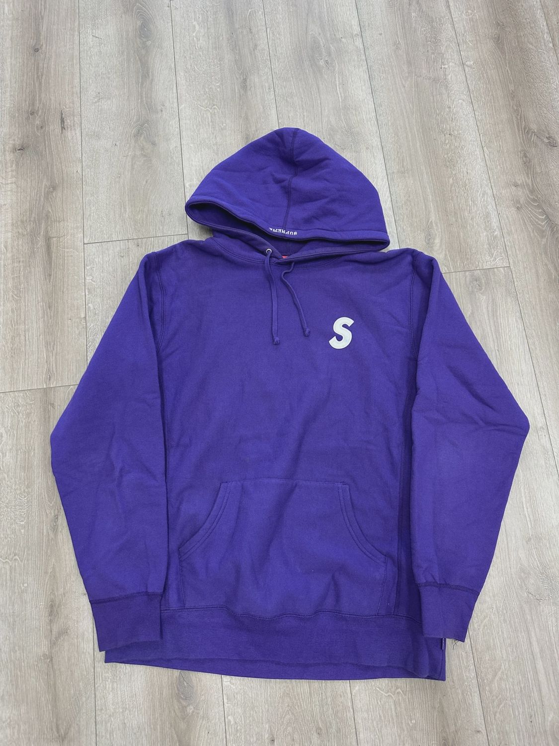 Supreme 3M Reflective S Logo Hoodie Purple  • Pre-Owned [1210]