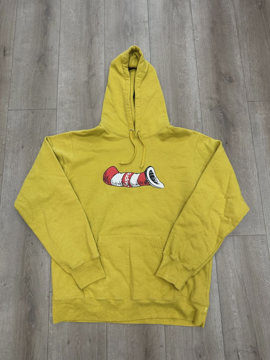 Supreme Cat in the Hat Hooded Sweatshirt • Pre-Owned [3887]