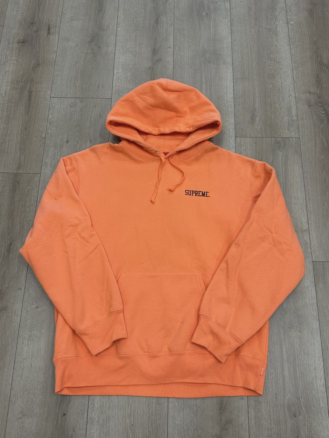 Supreme Ralph Steadman Skull Hooded Sweatshirt 'Apricot' • Pre-Owned [9138]