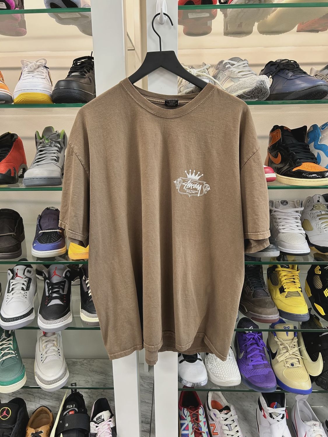 Stussy brown tee • Pre-Owned [0363]