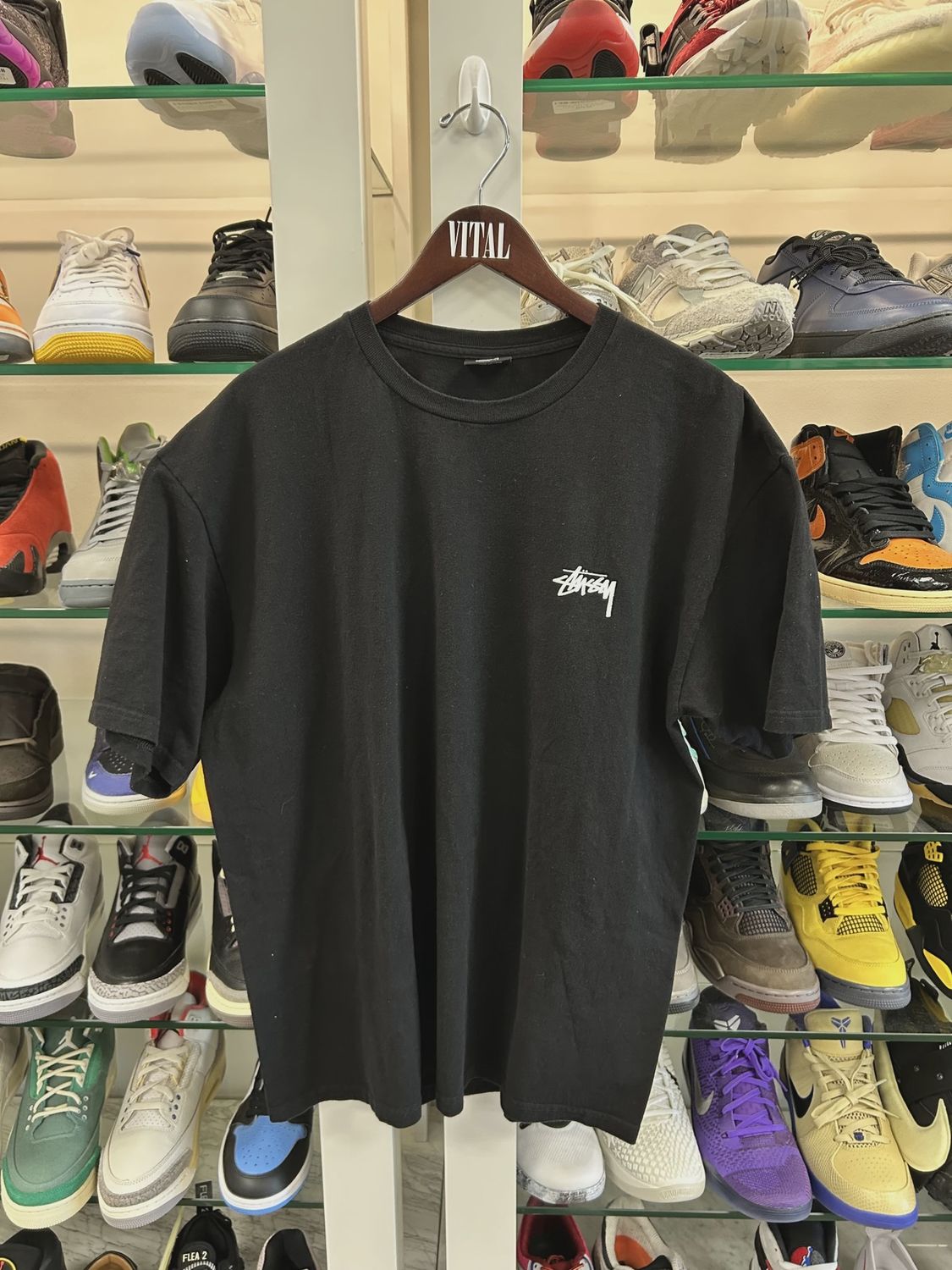 Stussy Cards Tee Black • Pre-Owned [3335]