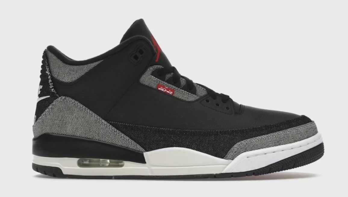 Jordan 3 Retro Levi’s Black • Brand New [5725], Product Condition: Brand New, Shoe Size: US M 11