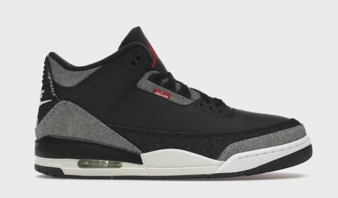 Jordan 3 Retro Levi’s Black • Brand New [7735], Product Condition: Brand New, Shoe Size: US M 10