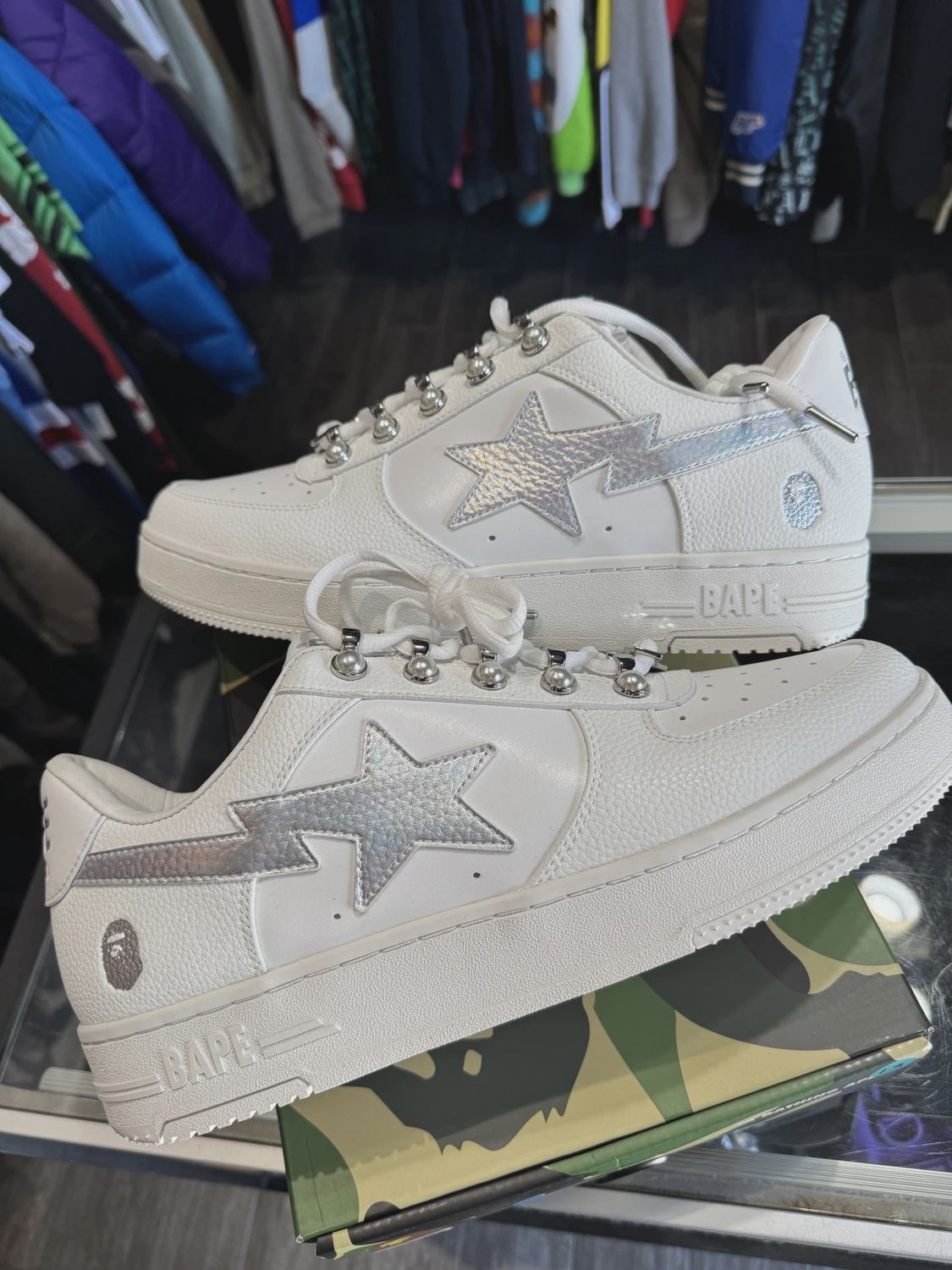 Bapesta M2 Pearl White • Brand New [1029]