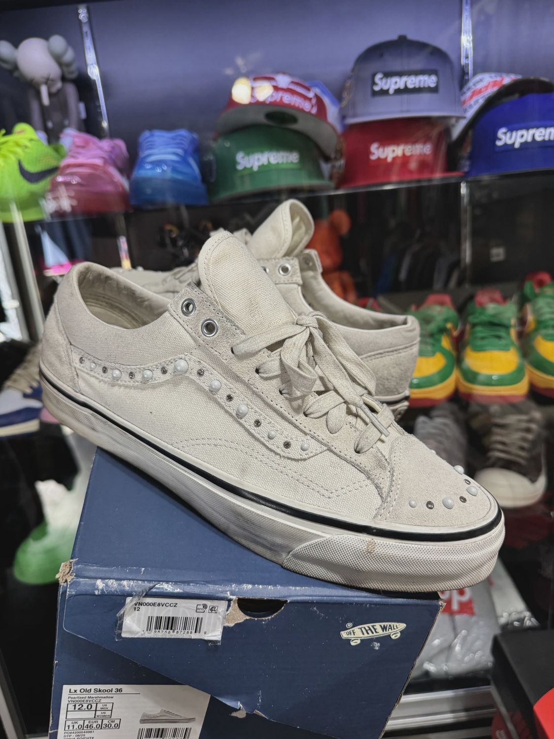 Vans OTW Old Skool 36 Pearlized Pack Marshmallow • Pre-Owned [6753]