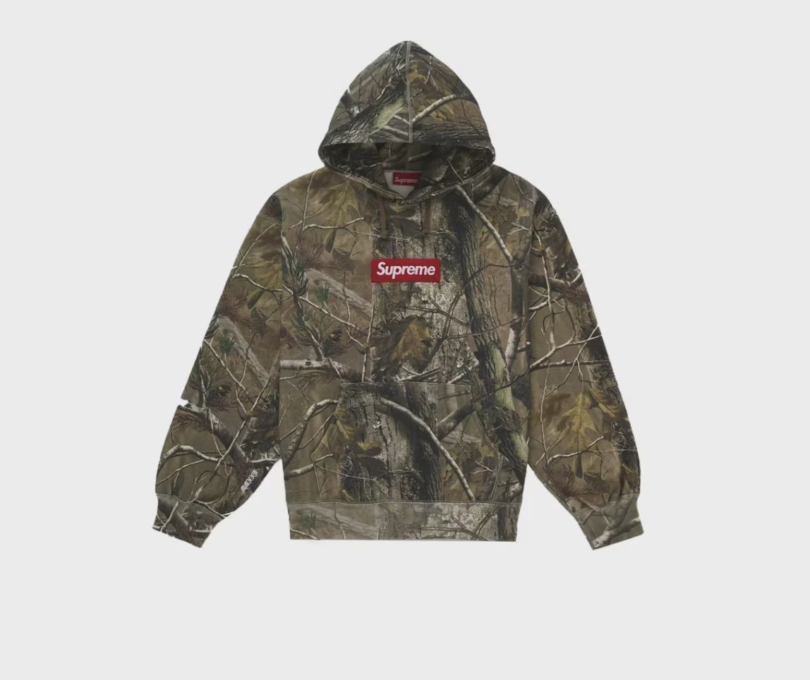 Supreme Box Logo Hooded Sweatshirt (FW25) Realtree AP Camo • Brand New [8173]