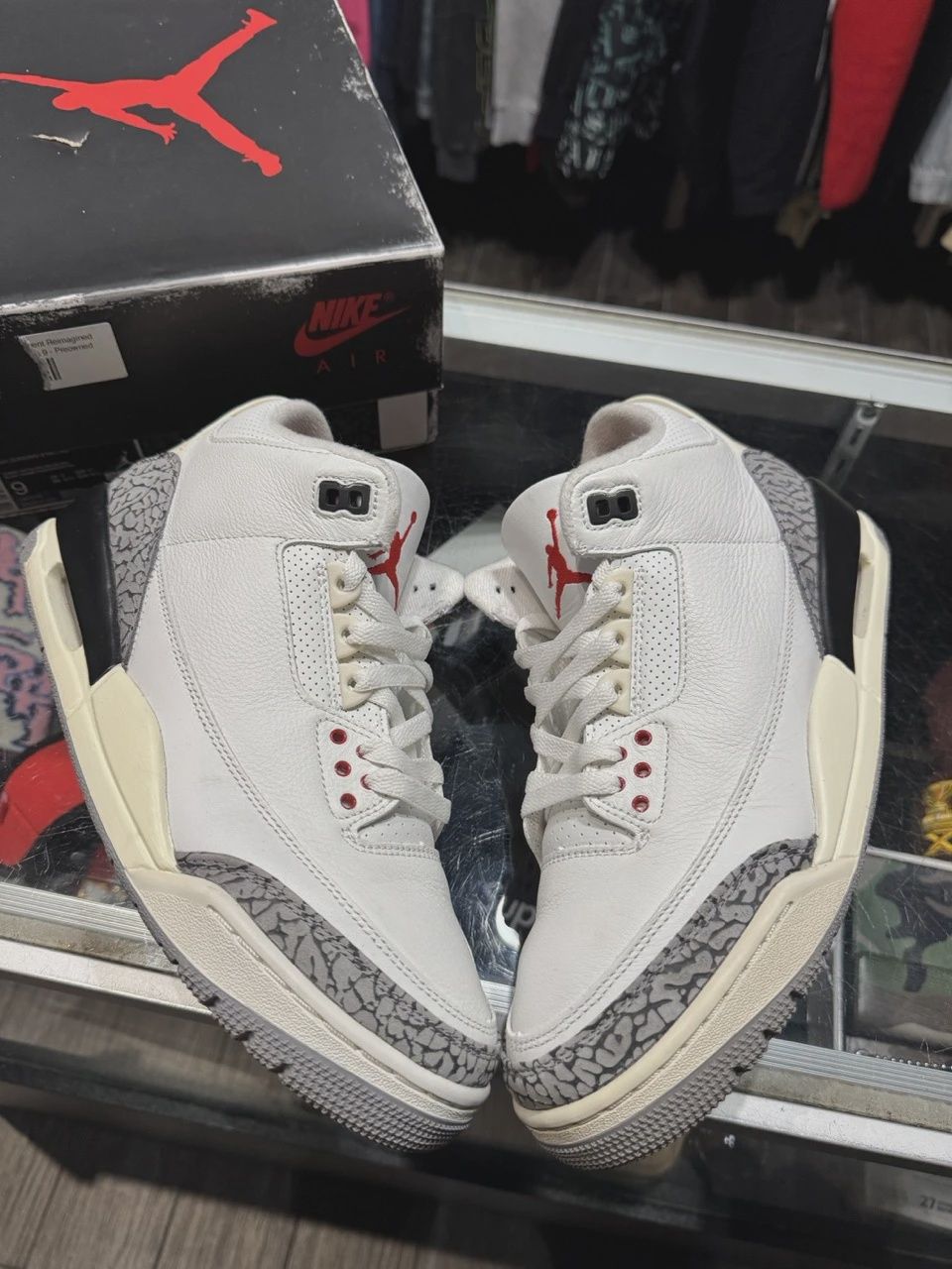 Jordan 3 Retro White Cement Reimagined • Pre-Owned [4709]
