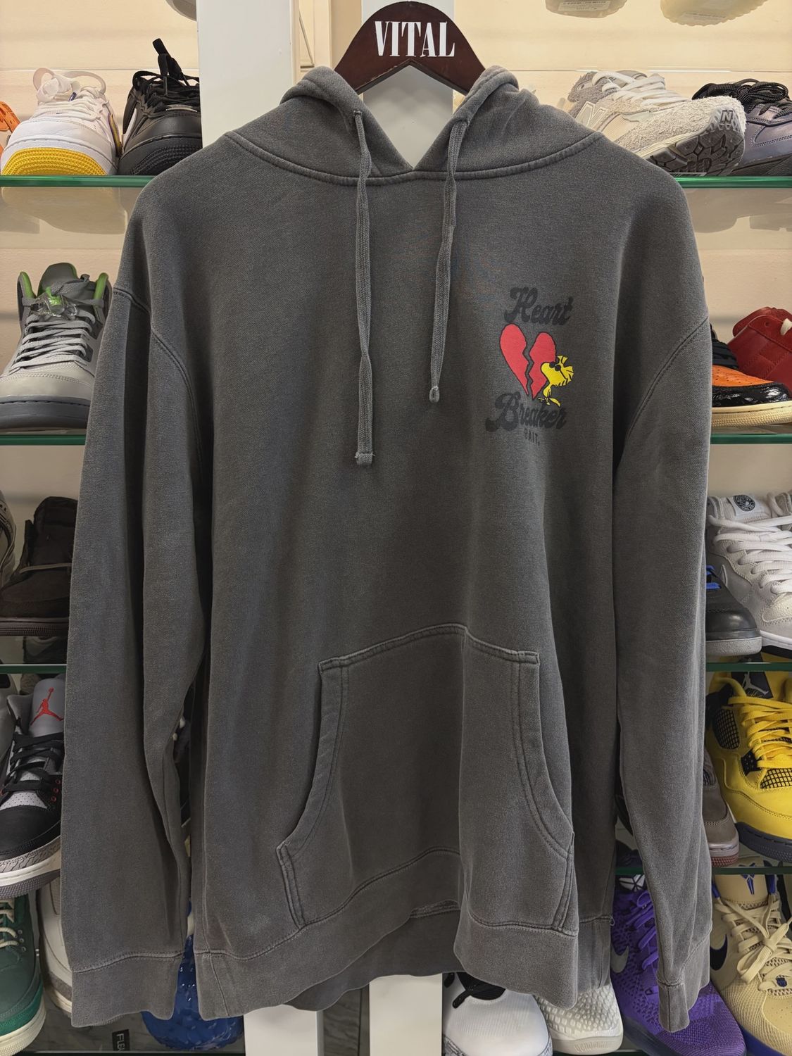 BAIT x Peanuts Snoopy "Heart Breaker" Hoody • Pre-Owned [8346]