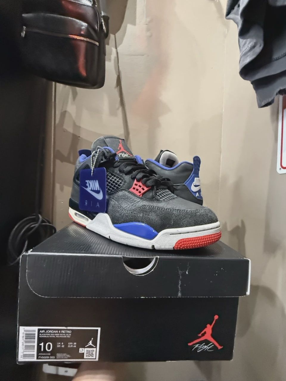 Air Jordan 4 Retro Rare Air (Gold Lettering) • Pre-Owned [5785], Product Condition: Pre-Owned, Shoe Size: US M 10