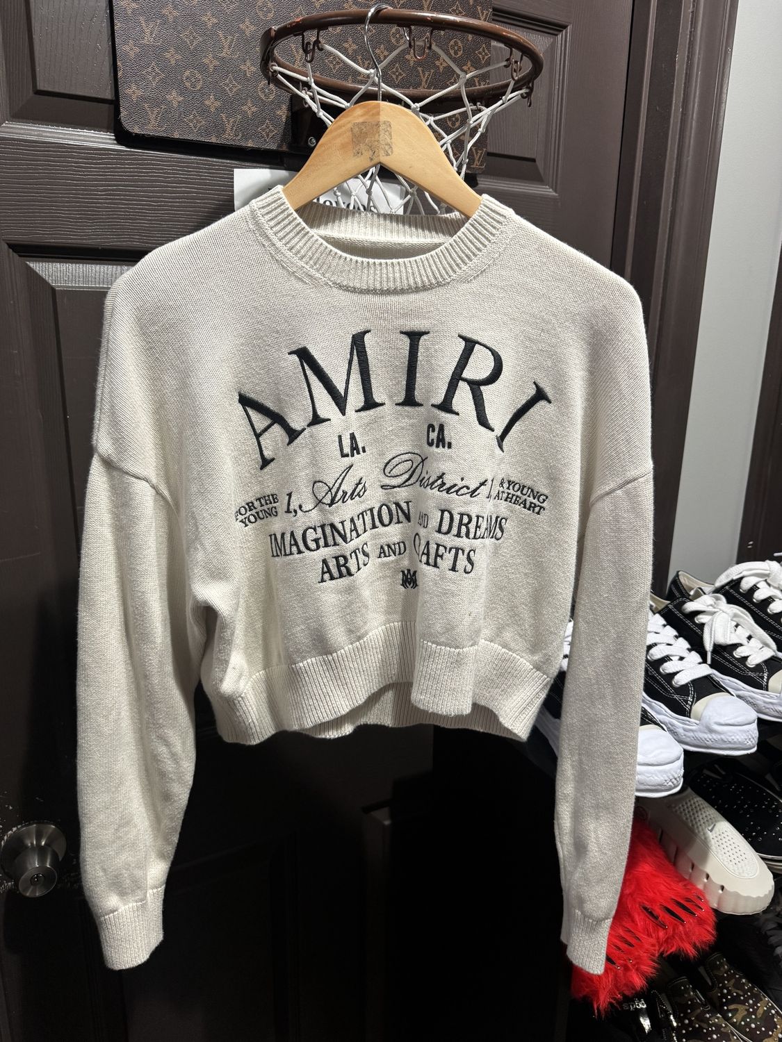 AMIRI Cropped Sweater sz S • Pre-Owned [3534]