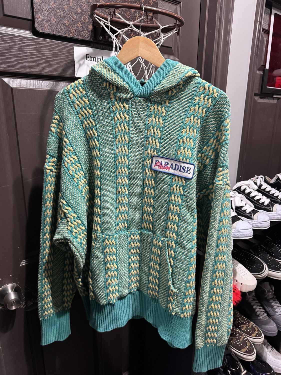 Palm Angels Knitted Hoodie • Pre-Owned [7122]