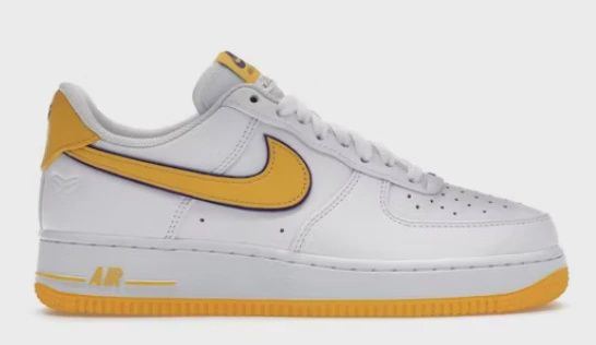 Nike Air Force 1 Low Retro QS Kobe Bryant Lakers Home • [3685]