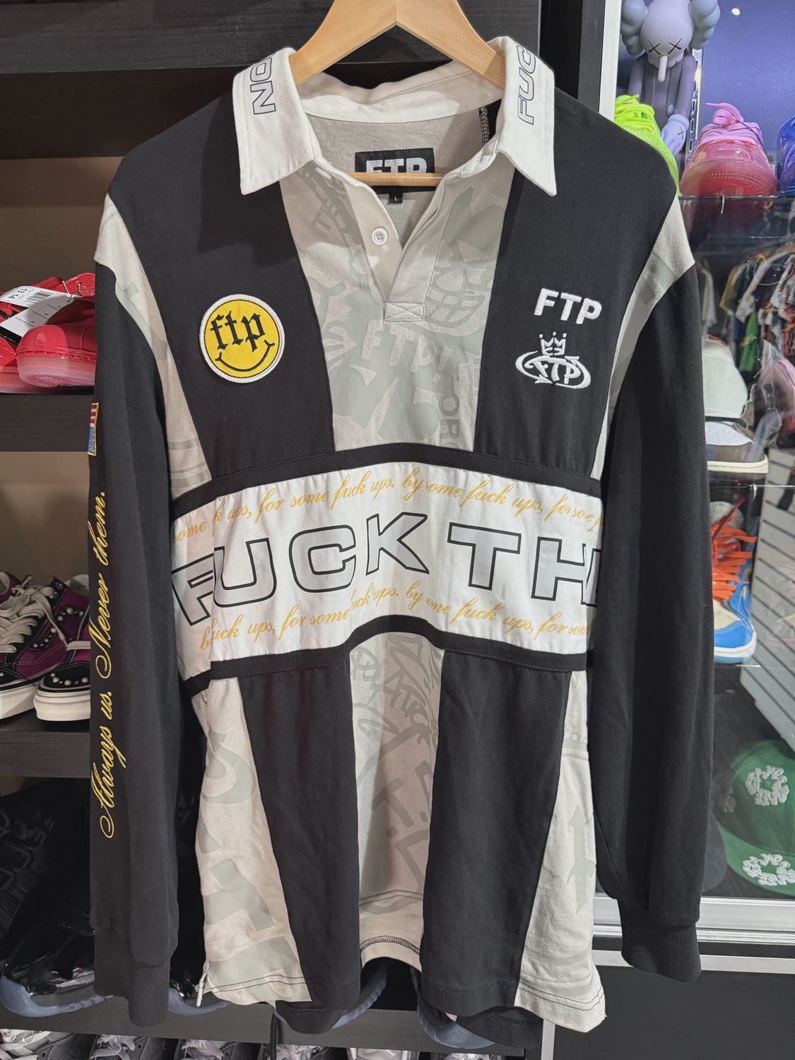 FTP polo jersey L • Pre-Owned [9030], Product Condition: Pre-Owned, Shoe Size: L
