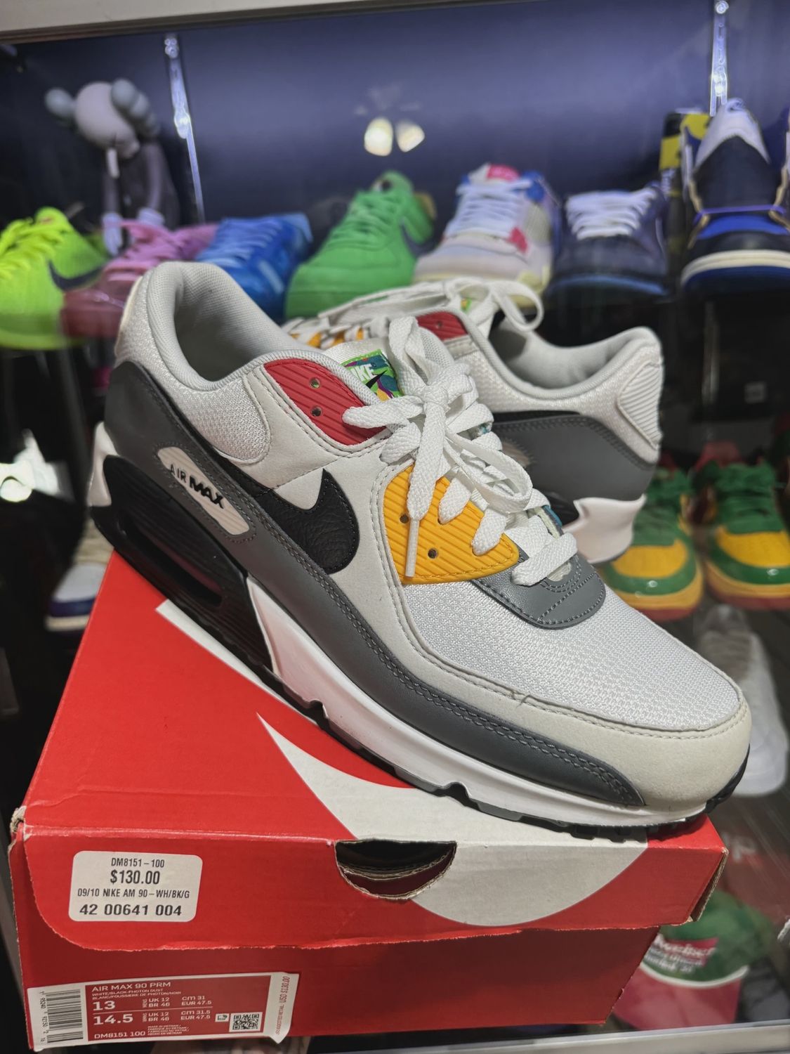 Nike Air Max 90 Essential Peace, Love, Swoosh • Pre-Owned [7081]