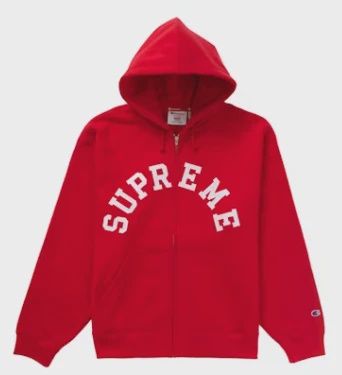 Supreme Champion Zip Up Hooded Sweatshirt • Pre-Owned [1618]