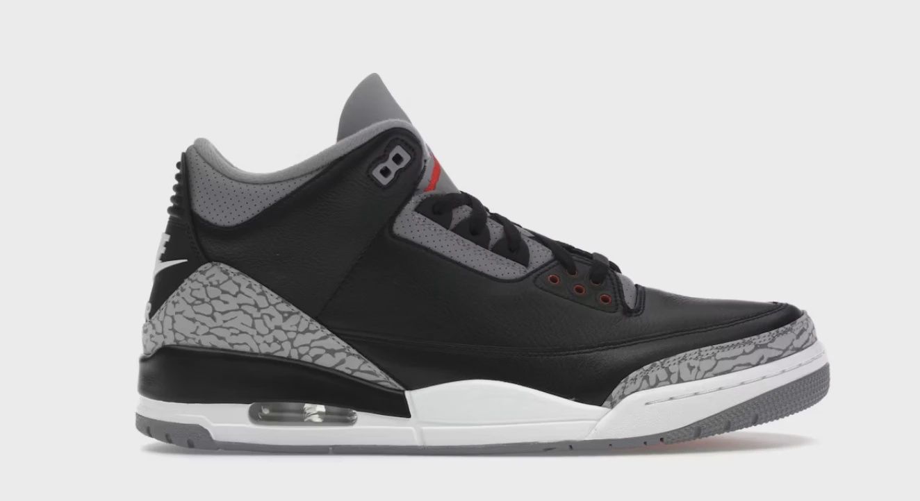 Air Jordan 3 Retro Original Black Cement (2024) • Brand New [5839]