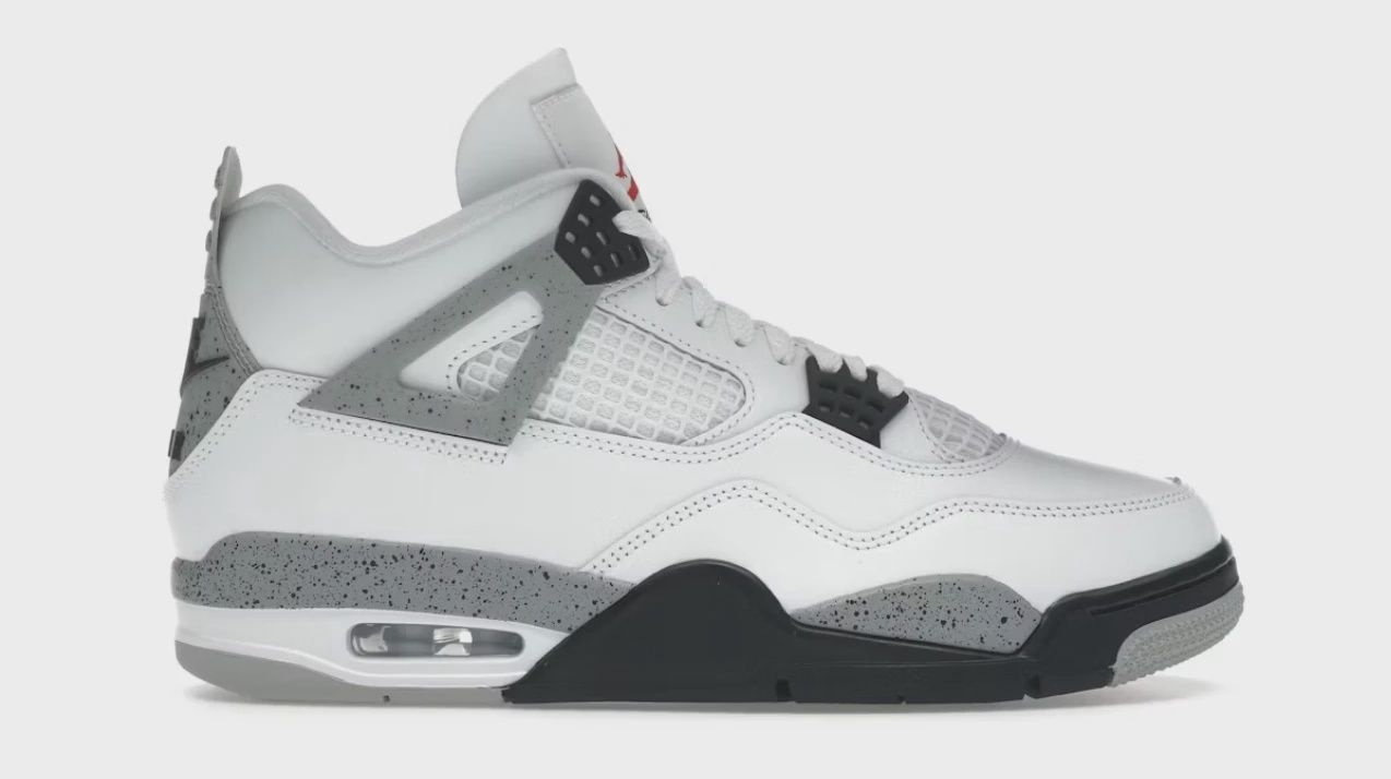 Air Jordan 4 Retro White Cement (2025) • Brand New [9762]