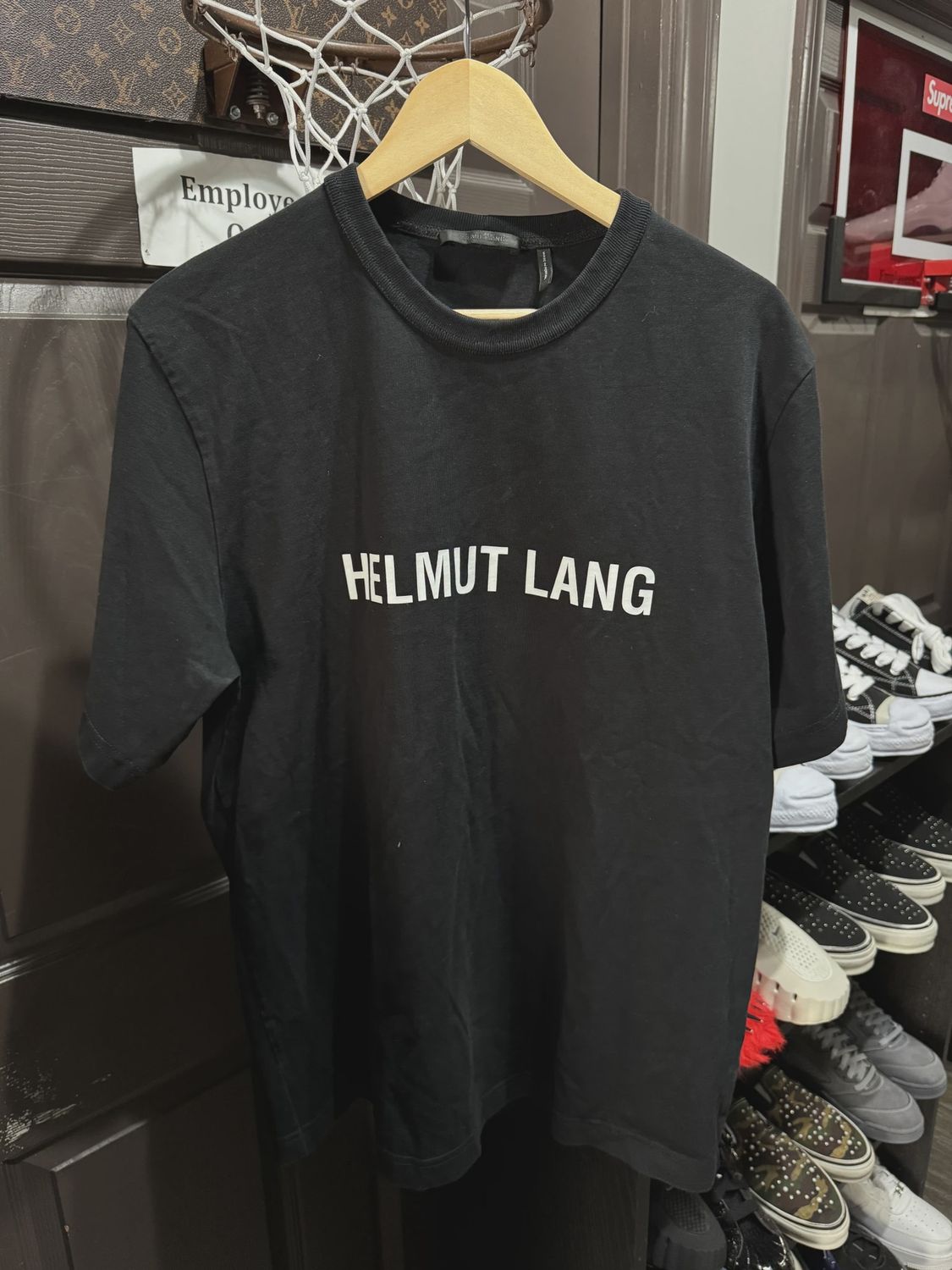 Helmut Lang Tee sz L • Pre-Owned [6286]