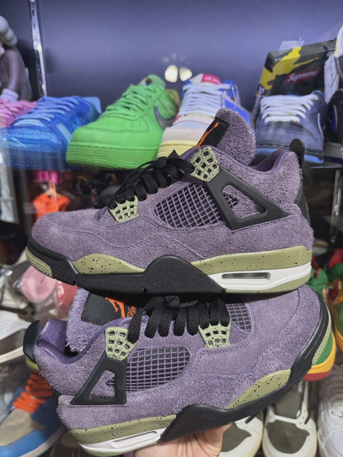 Air Jordan 4 Retro Canyon Purple (W) No Box • Pre-Owned [5731]