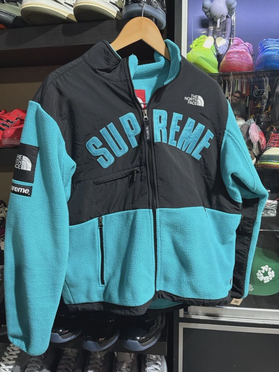 Supreme The North Face Arc Logo Denali Fleece Jacket • Pre-Owned [0705]