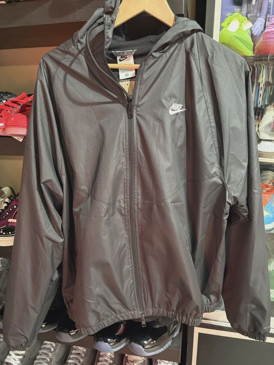 Nike Windbreaker Black sz M • Brand New [4861]