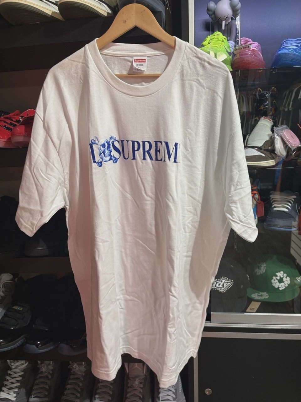 Supreme Skull Tee White • Brand New [0676]