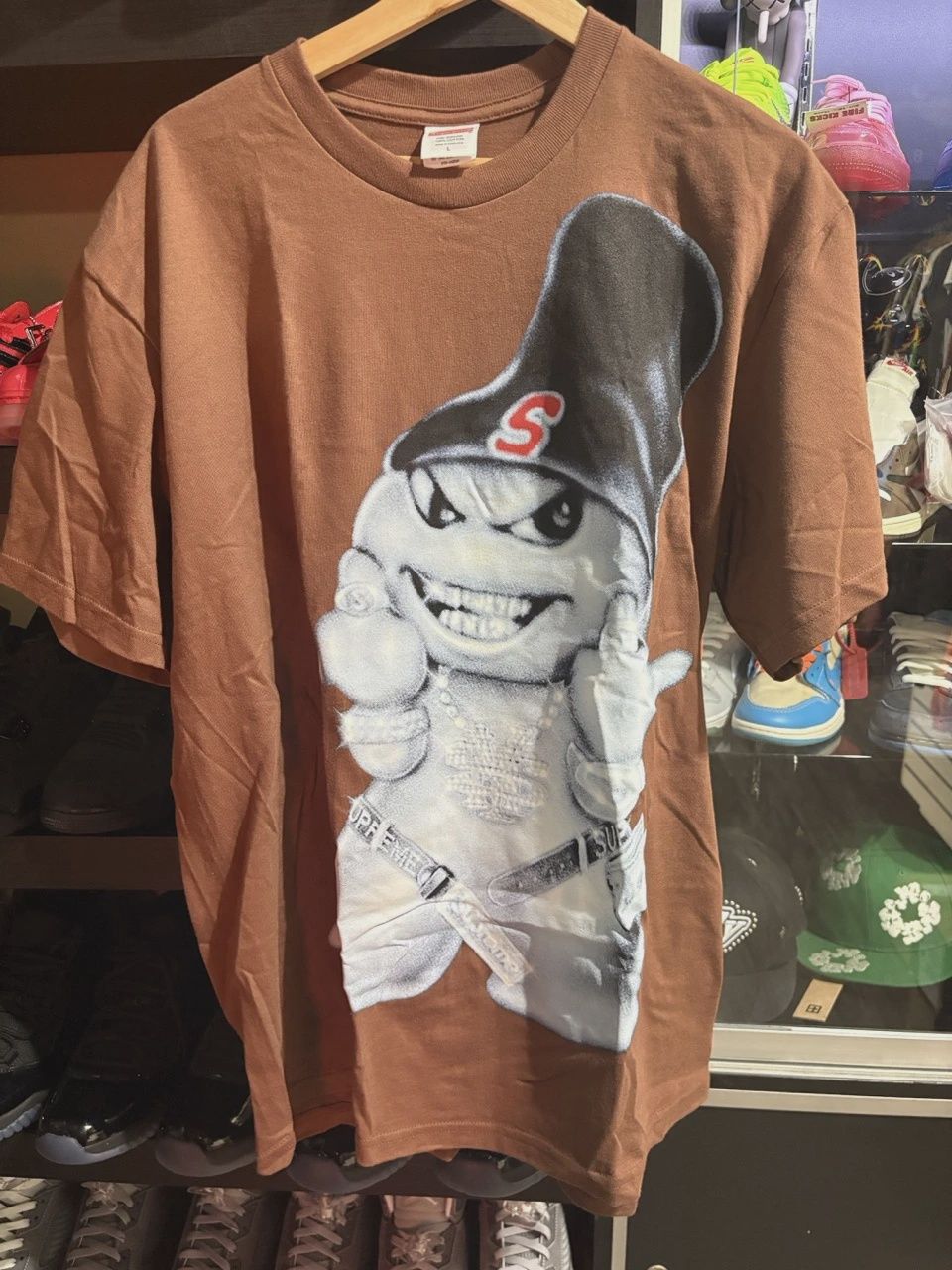 Supreme Snowman Tee Brown • Brand New [8692]