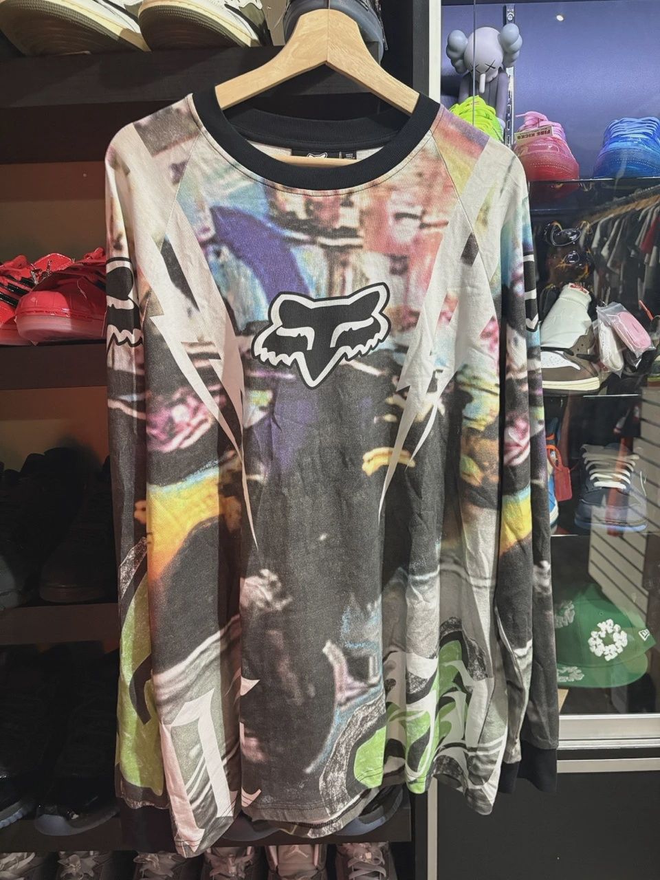 Supreme Fox Racing L/S Top Multicolor • Pre-Owned [8761]