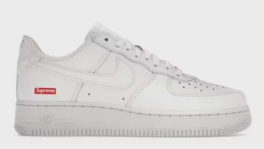 Nike Air Force 1 Low Supreme White • Brand New [6929]